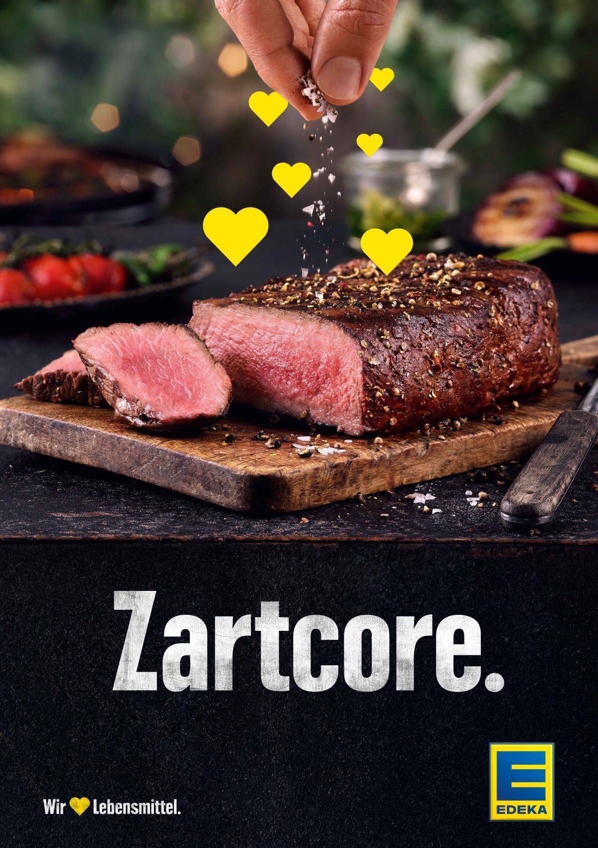 "Zartcore": Anzeigenmotiv der Edeka-Grillkampagne.