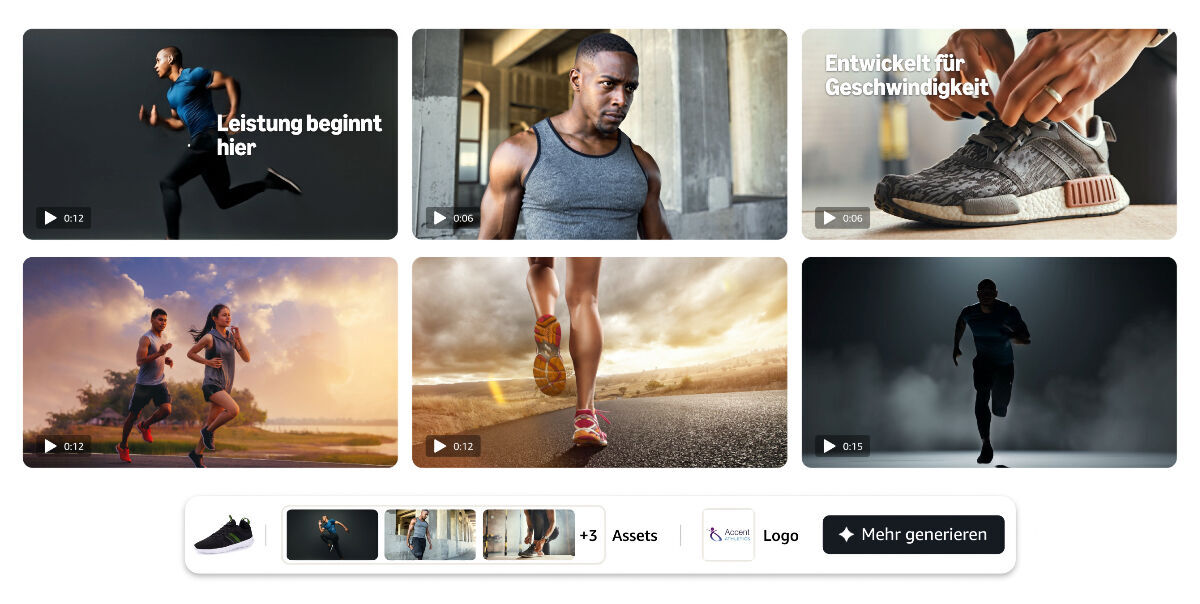 Der KI-Video Generator von Amazon Ads.