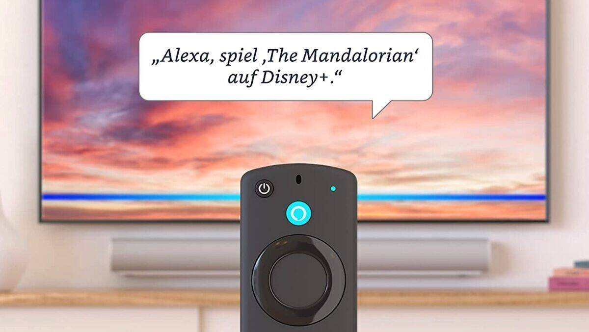 Mit dem Fire-TV-Stick lassen sich Filme und Serien per Alexa-Sprachsteuerung aufrufen.