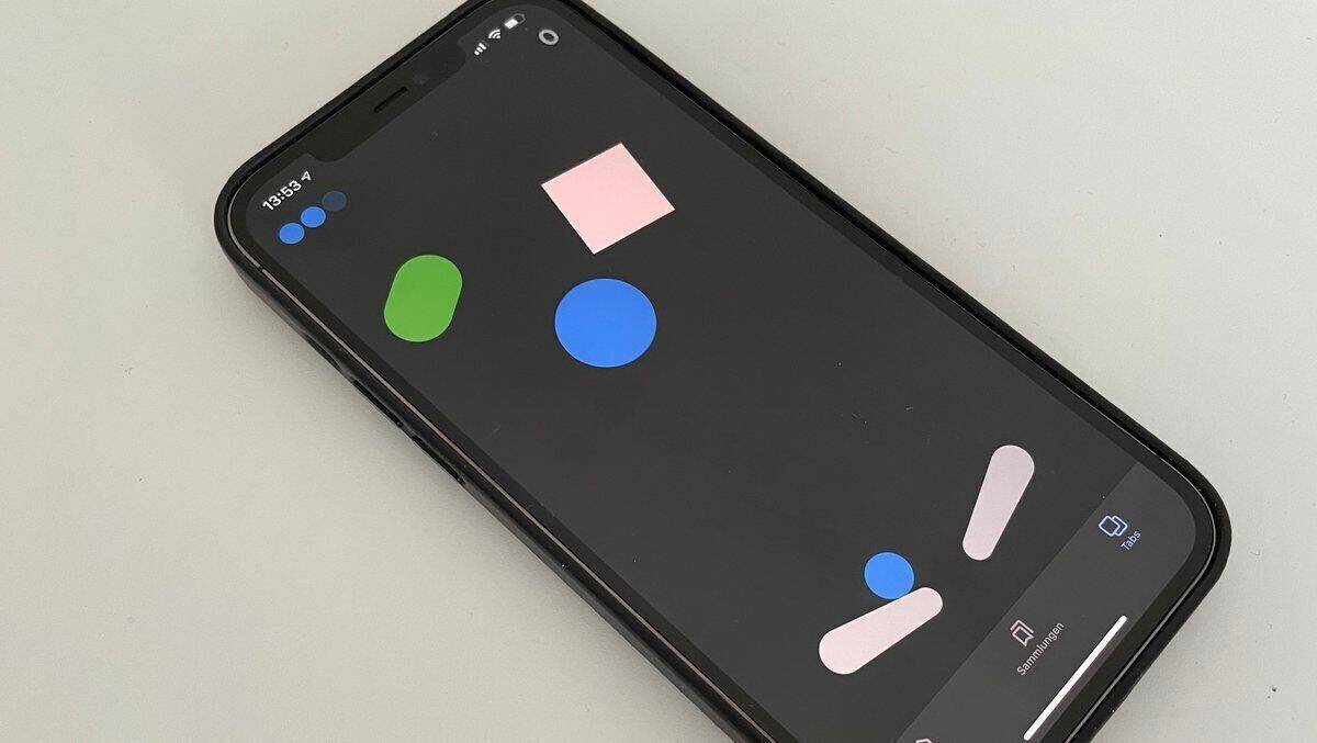 Zocken mit bunten Formen: Google versteckt sein Pinball-Spiel im Reiter "Tabs". 