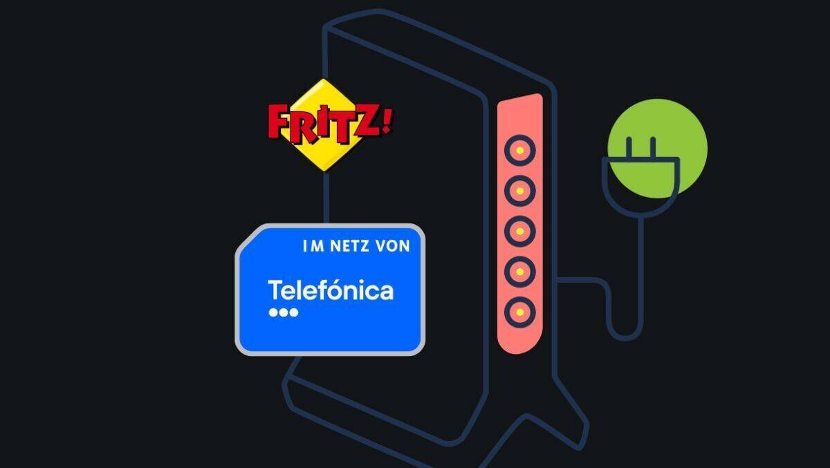 Zusätzlich zum Datenvolumen kann auch eine FritzBOX erworben werden.
