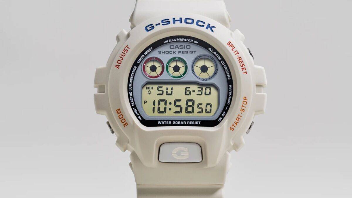 Die neue Casio-G-Shock in der Nahaufnahme.