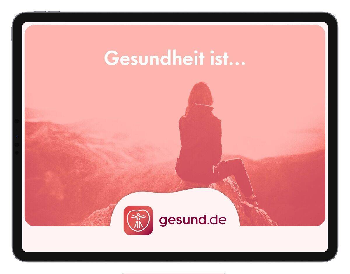 Die Landingpage von gesund.de