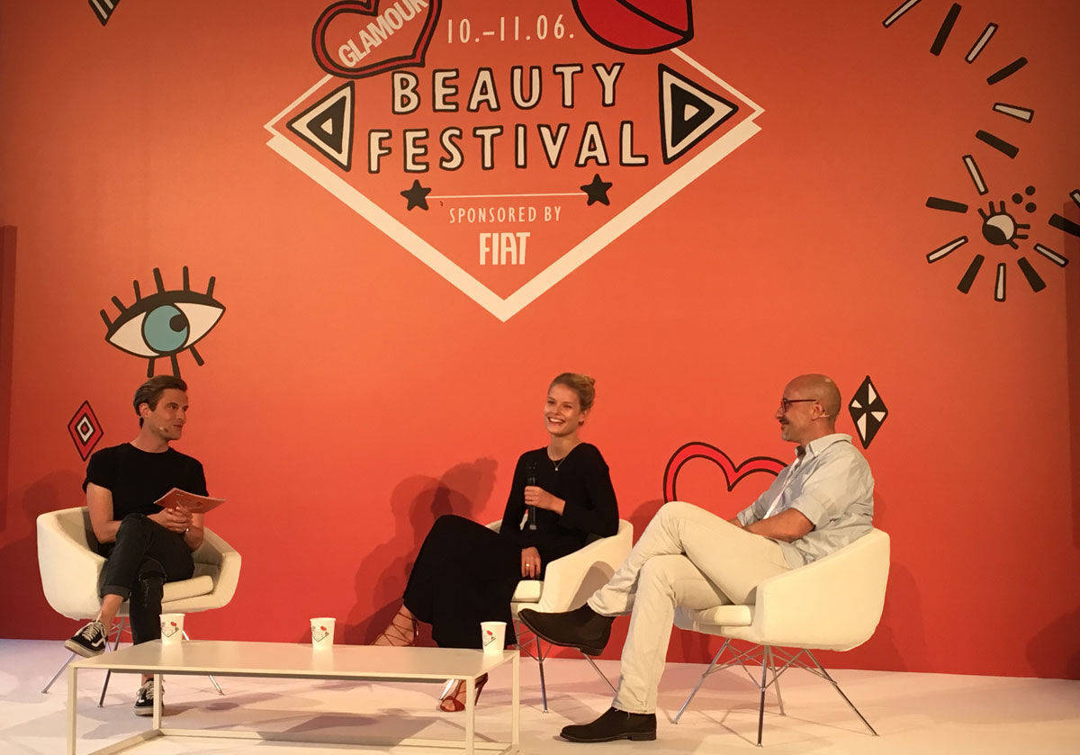 Talkrunde beim Beauty-Festival