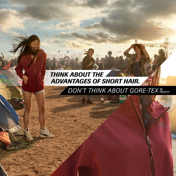 Werbemotiv von Gore-Tex