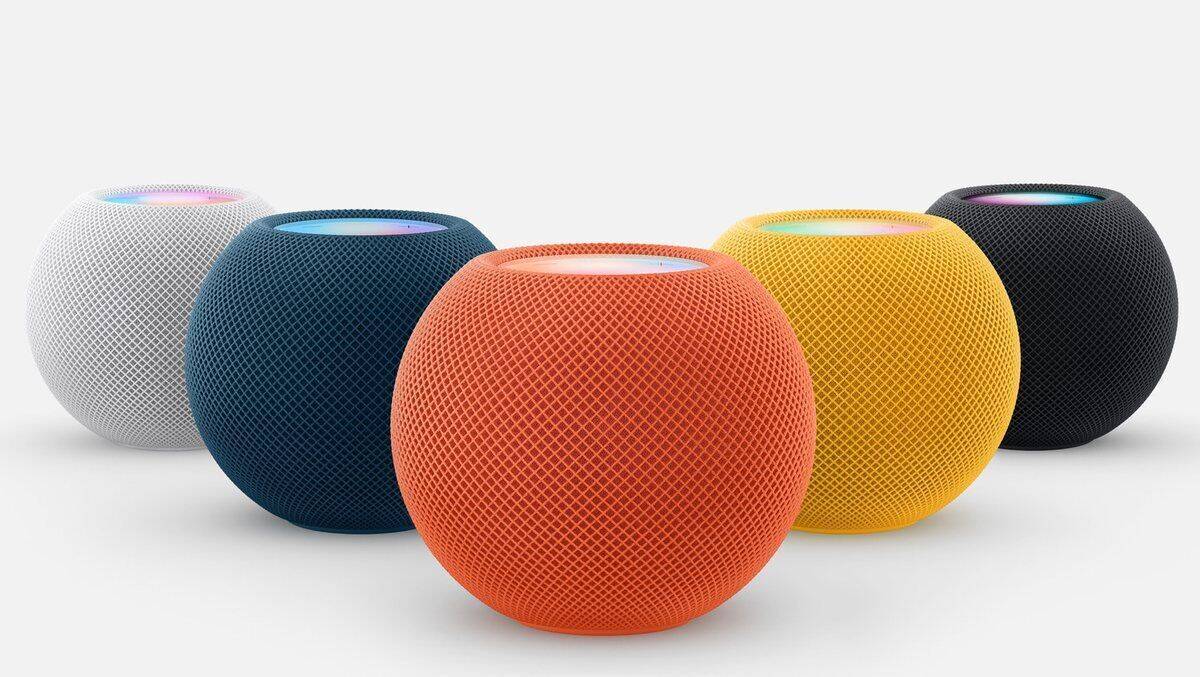 Ab sofort in fünf statt zwei Farben erhätlich: der HomePod mini.