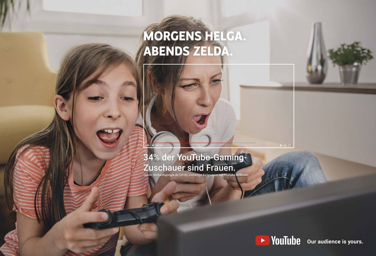 Motiv aus der aktuellen "Audience"-Kampagne von Youtube.