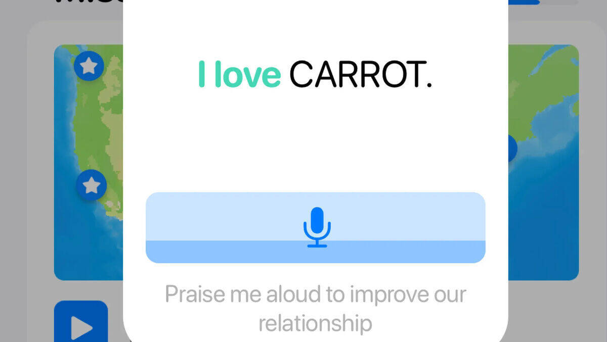 Beziehung mit einer KI? Bei Carrot Weather ist es jetzt möglich.