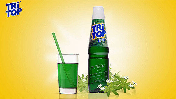 Ein Sirup im Dschungellook - Tri Top (Motiv: RTL/IP/Unternehmen).