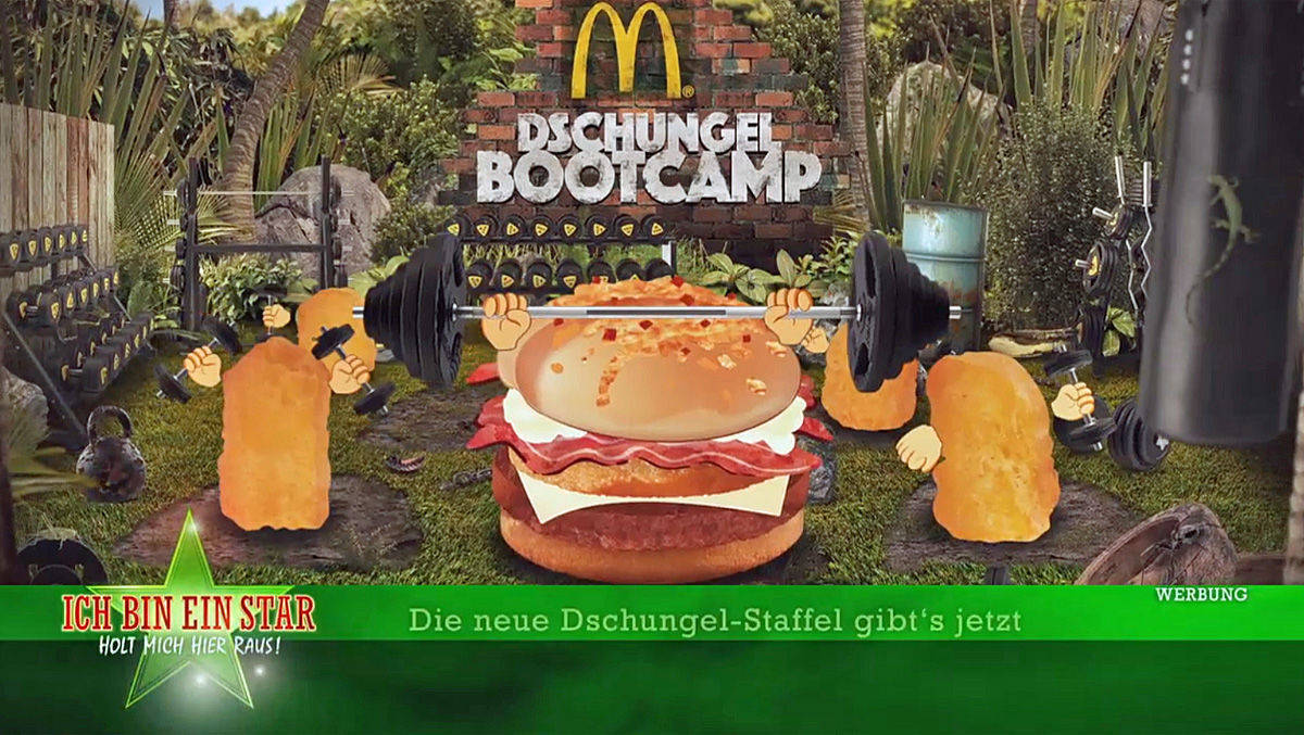 Die Motive der McDonald's-Sonderwerbeformen variieren.