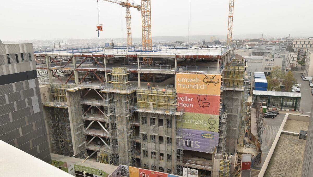 Ende 2020 wurde der Rohbau fertig, heute wurde die neue Ikea-Filiale eröffnet.