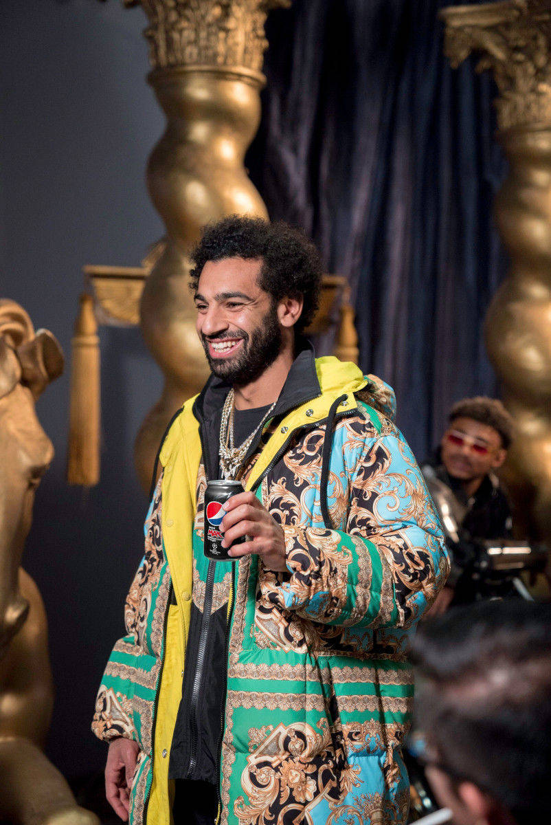 Auch Mohamed Salah schien ordentlich Spaß zu haben.