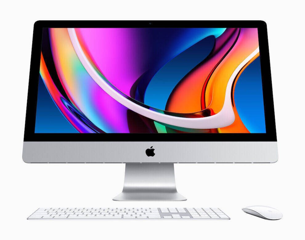 Der neue 27“ iMac wird im alten Design präsentiert.