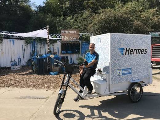 Hermes Pop-up Shop auf dem Pangea-Festival