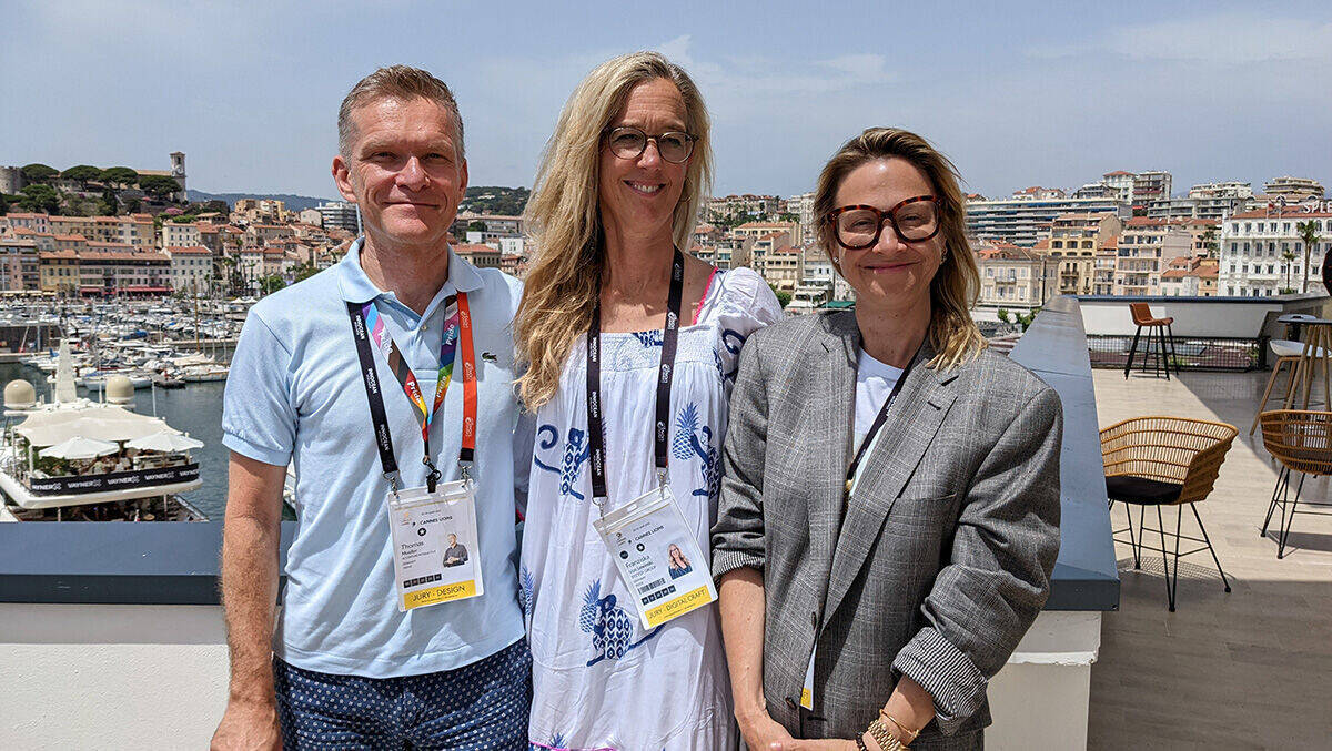 In den Cannes-Jurys: Thomas Müller, Franziska von Lewinski (m.), Vera Portz