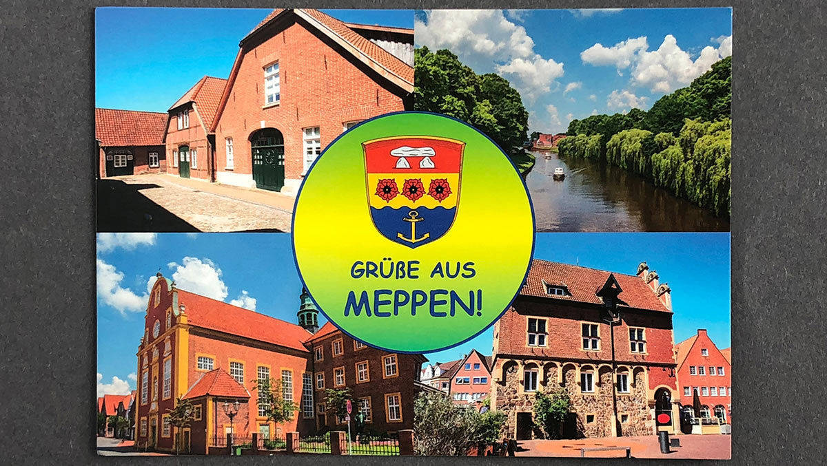 Postkartengrüße von Nini aus dem schönen Meppen.