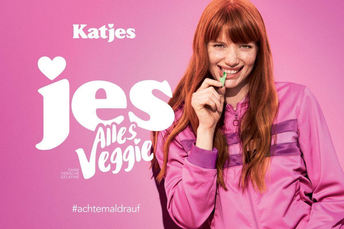 Sister in pink: Noch eine vegetarische Katjes-Kauerin