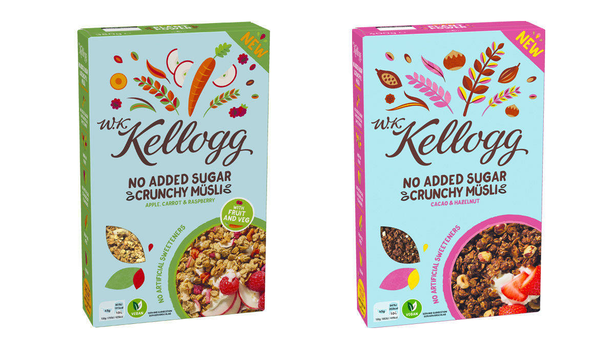 Kellogg's Müsli mit Karotten