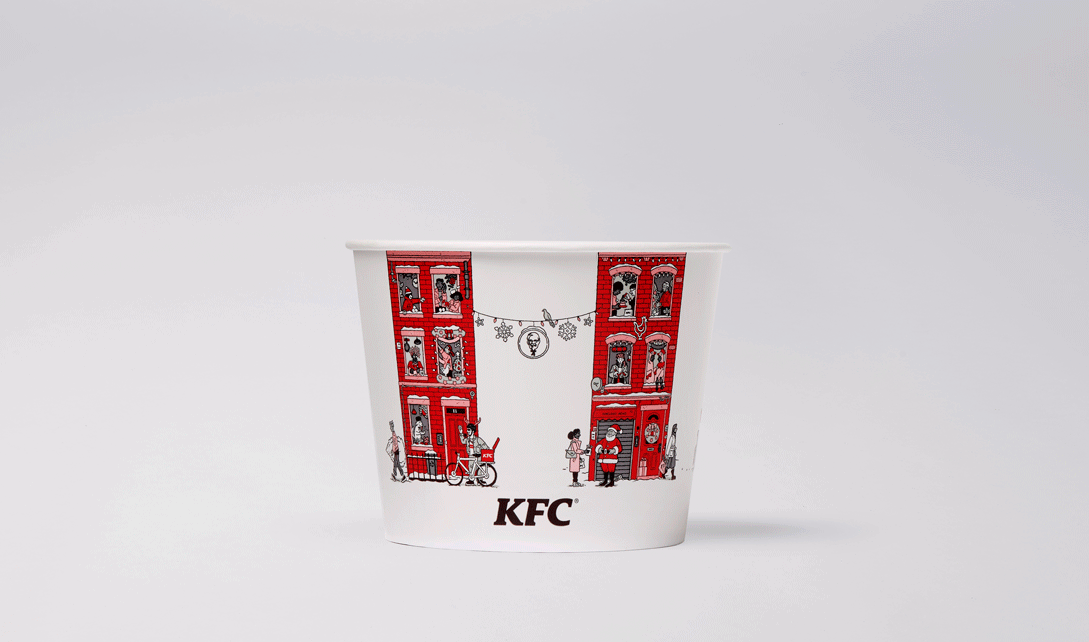 KFC-Buckets im neuen Look.