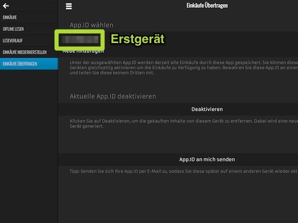 W&V Kios App: Einkäufe übertragen (1)