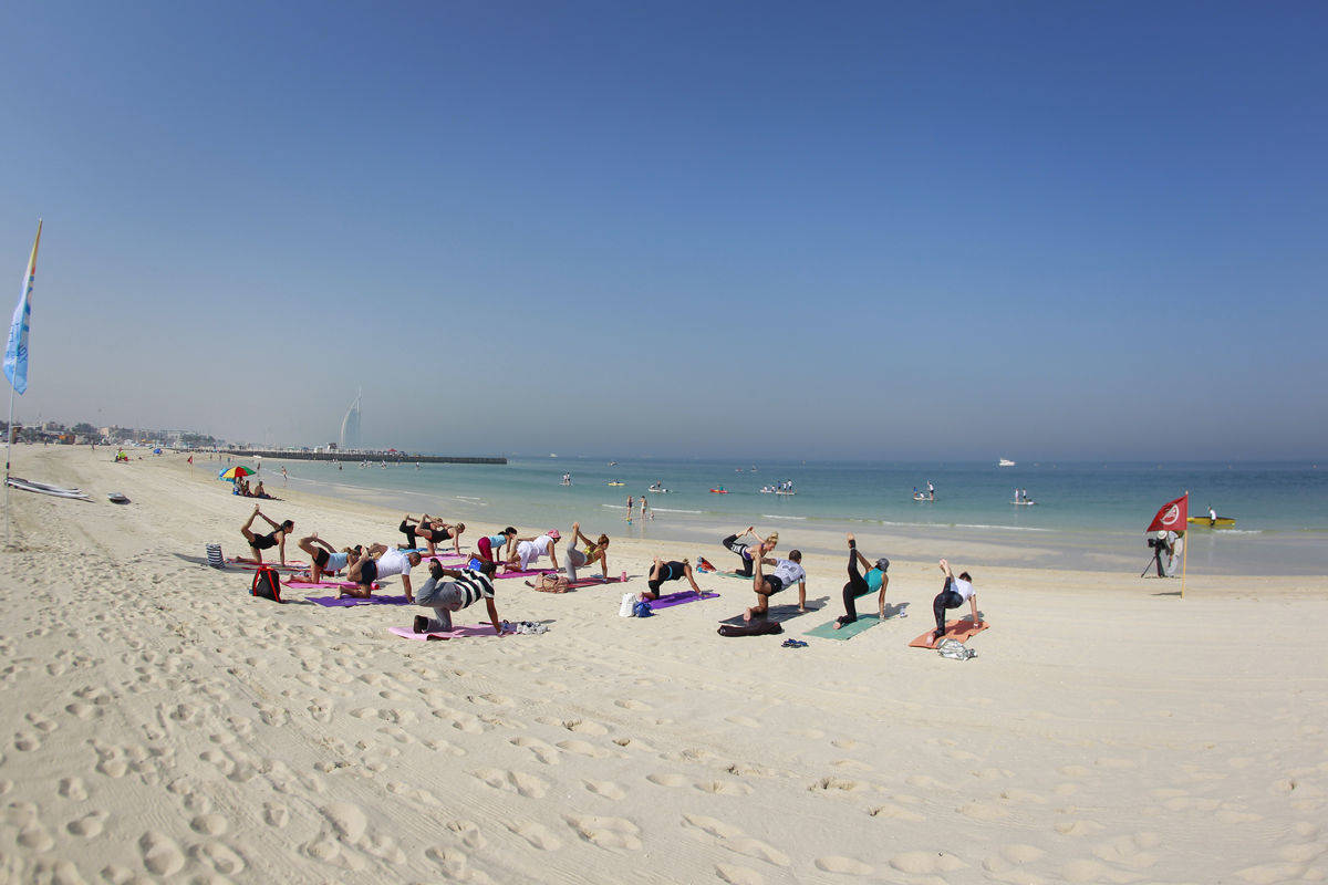 Yoga am Kite-Beach
