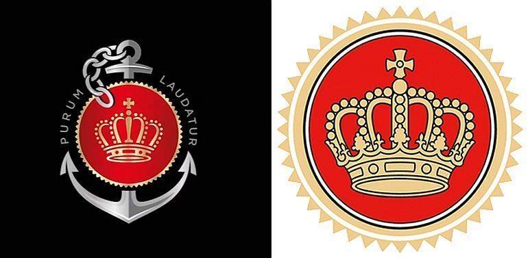 Das neue und das alte Logo (rechts) von König Pilsener.
