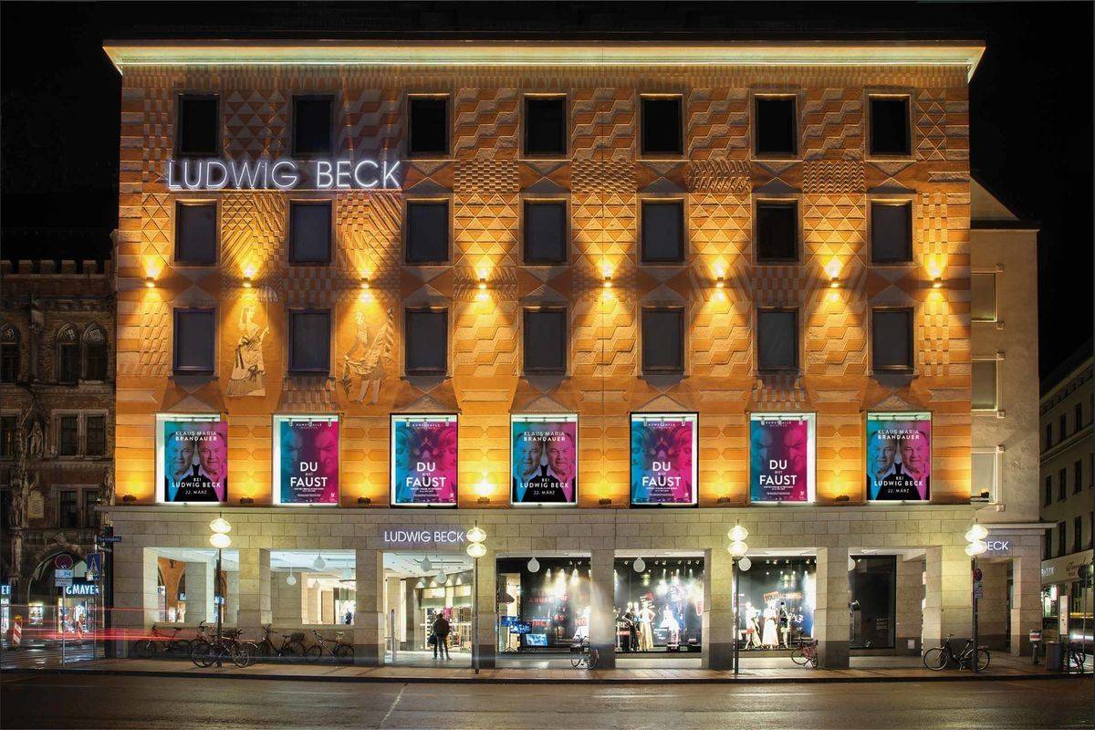 Kultursponsoring: Ludwig Beck Schaufensterinstallation zu Faust