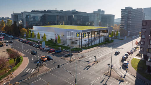 Neue Metropolfiliale von Lidl.