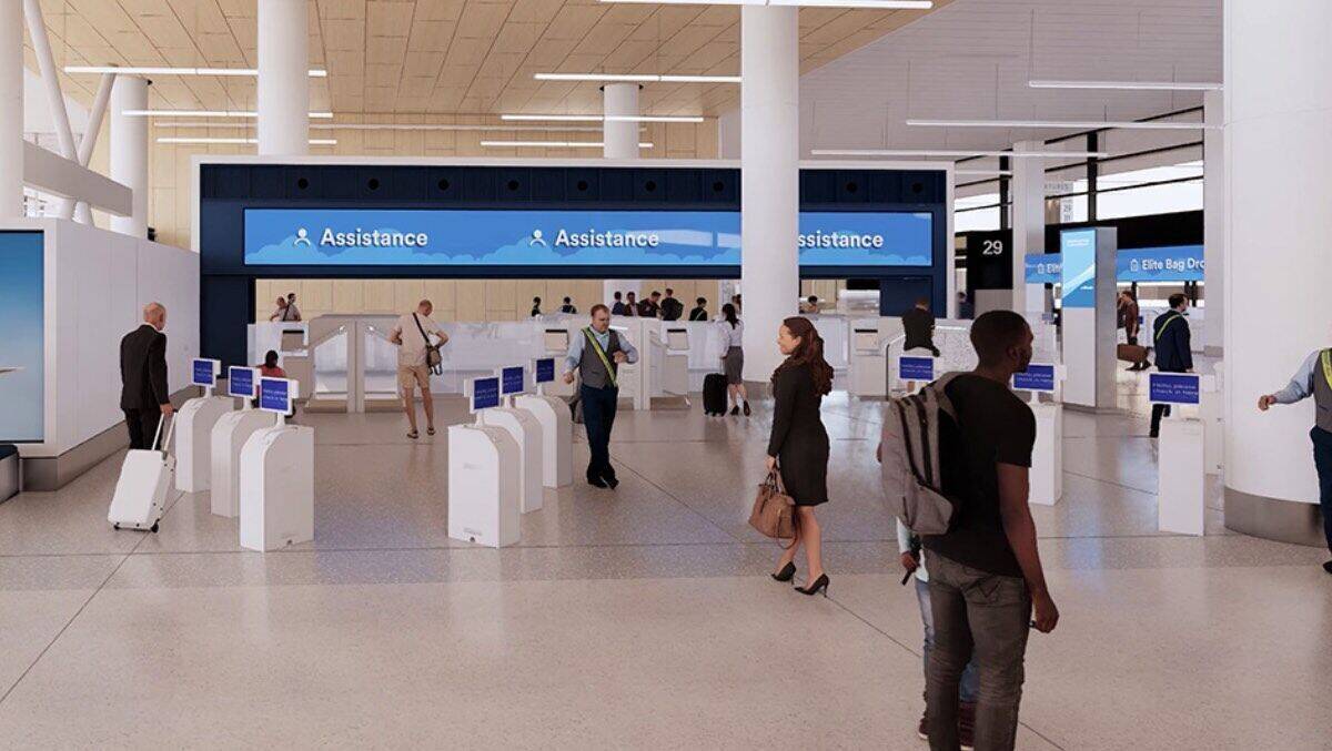 Blick auf den Check-in-Counter – bald aber ohne persönliches Check-in...