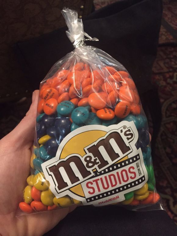 Mach mal Pause: Individuell zusammengestellte M&M's im M&M-Haus (Bild: Dokyo)