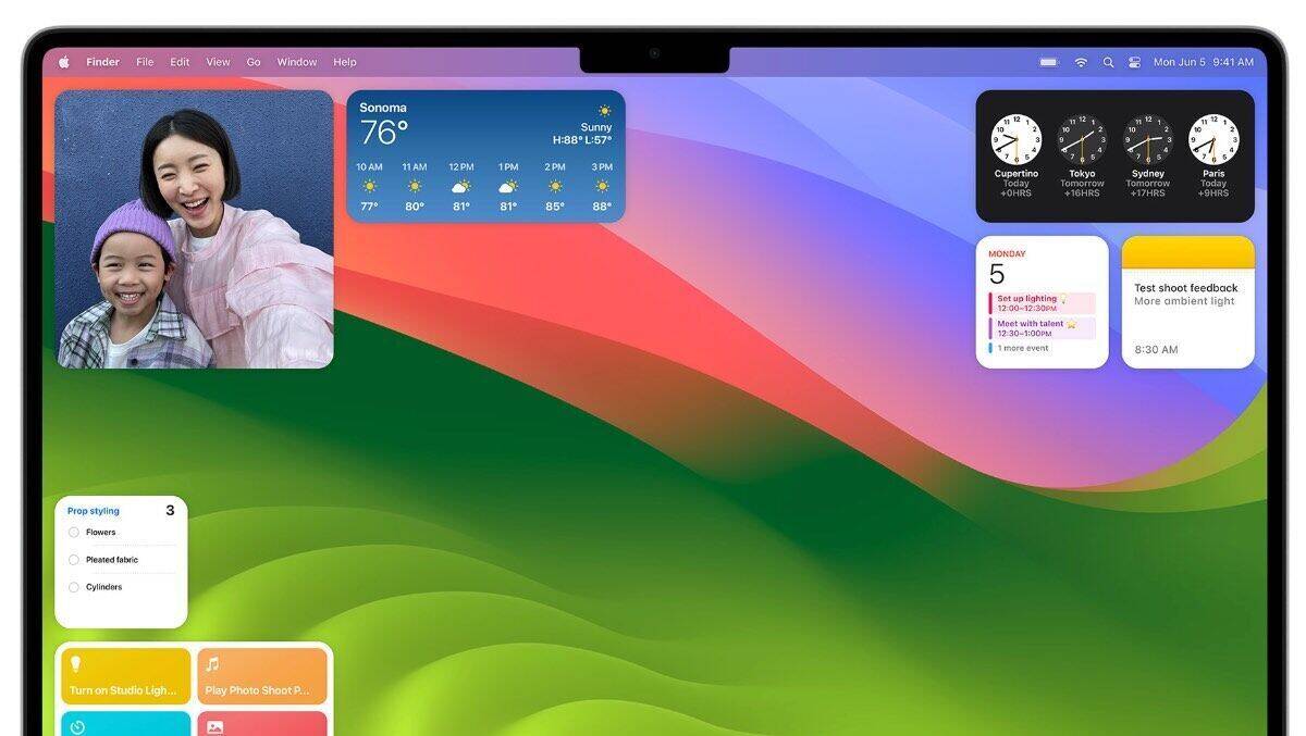 Die Widgets, von iOS bekannt, wandern jetzt auch auf den Mac.