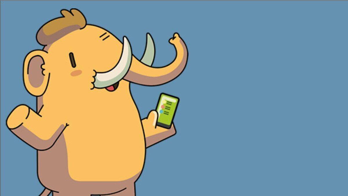 Der Elefant ziert das Logo von Mastodon.