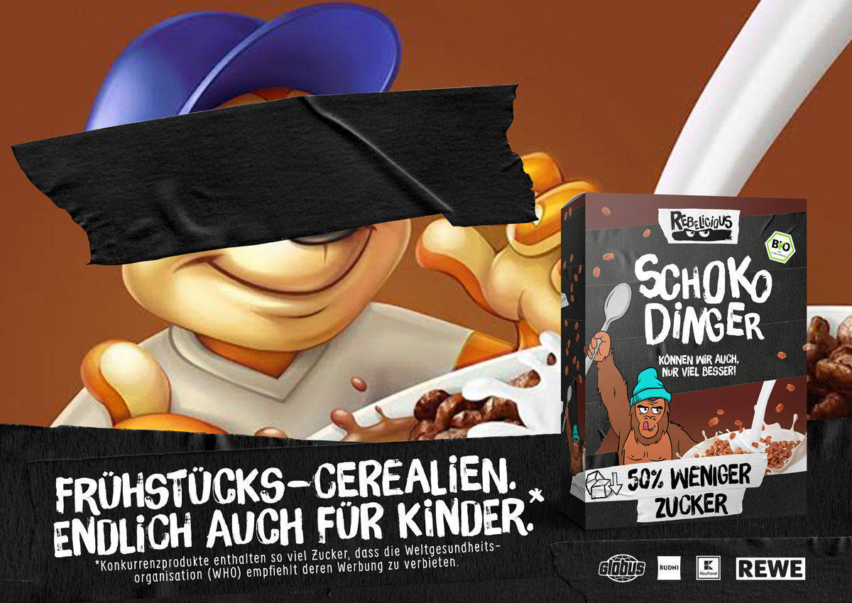 Plakatmotiv aus der Rebelicious-Kampagne