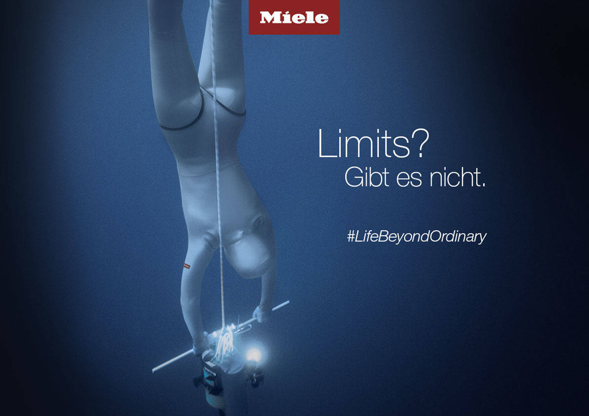 Motiv aus der Miele-Kampagne #LifeBeyondOrdinary.