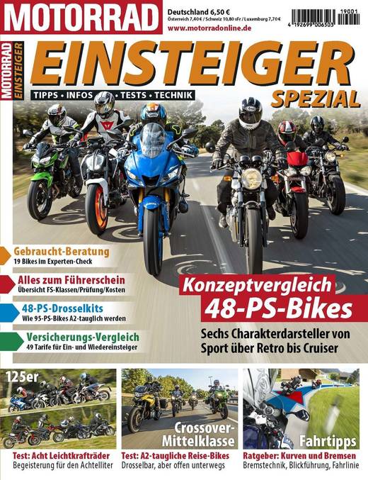 Motorrad-Heft für Einsteiger.