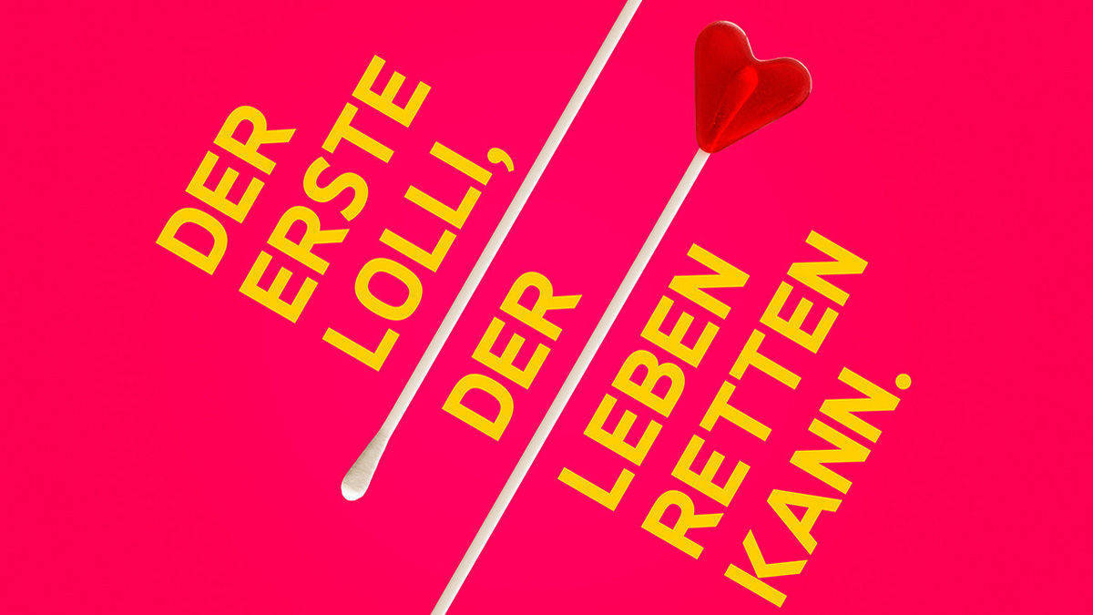 "Life Lolli" für die Knochenmarkspenderzentrale