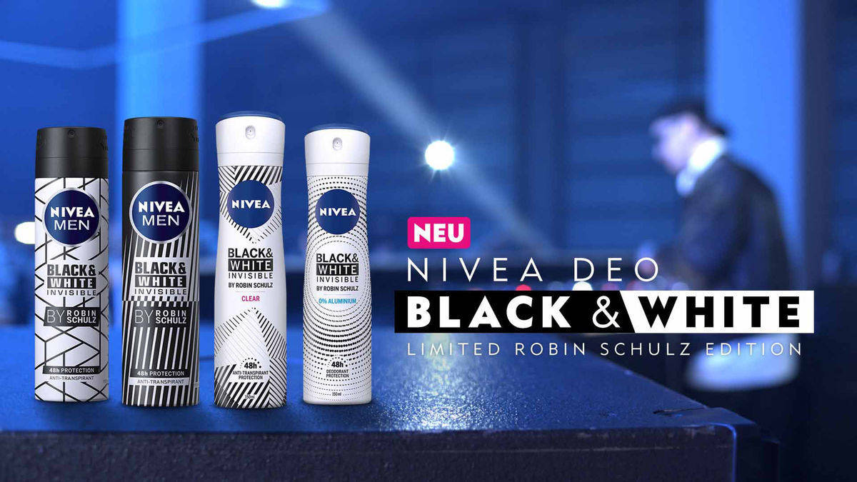 Nivea-Deos in Kooperation mit Robin Schulz