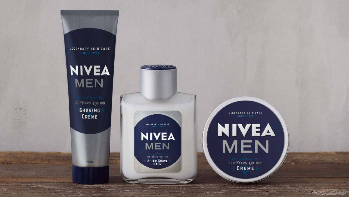 Diese drei Produkte im Retro-Look gibts zum Nivea Men-Geburtstag.