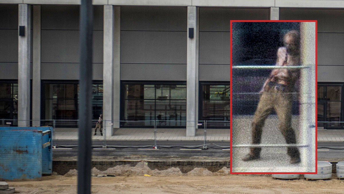 Noga verteilte Zombies überall auf Fotos von der Baustelle BER - für "The Walking Dead".