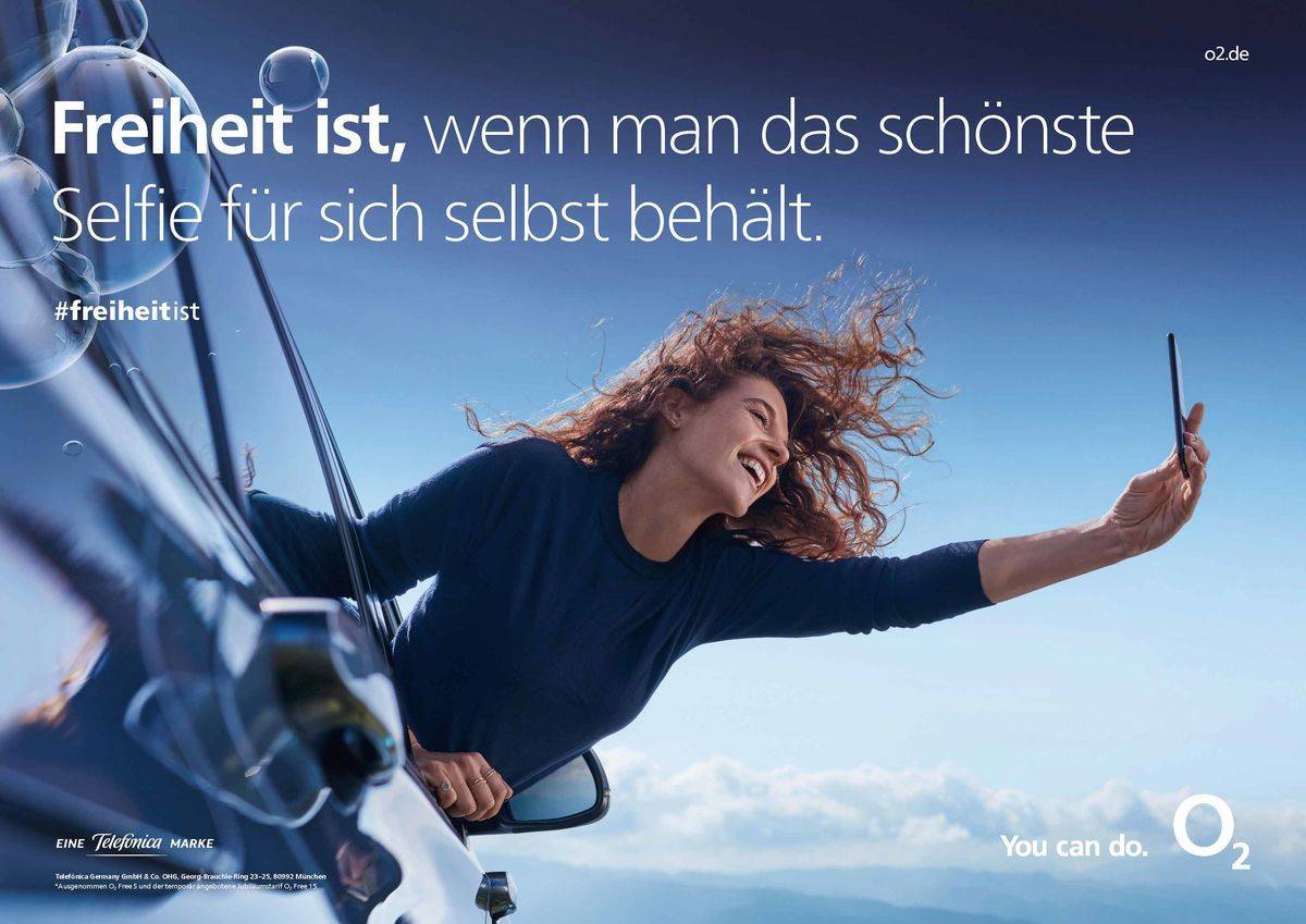 O2 Freiheit ist Kampagne Bild 1