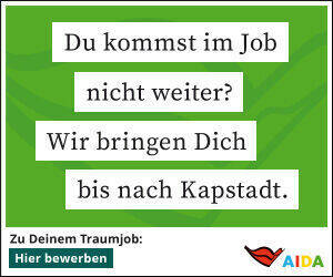 Aida verspricht Traumjobs. Weltweit.