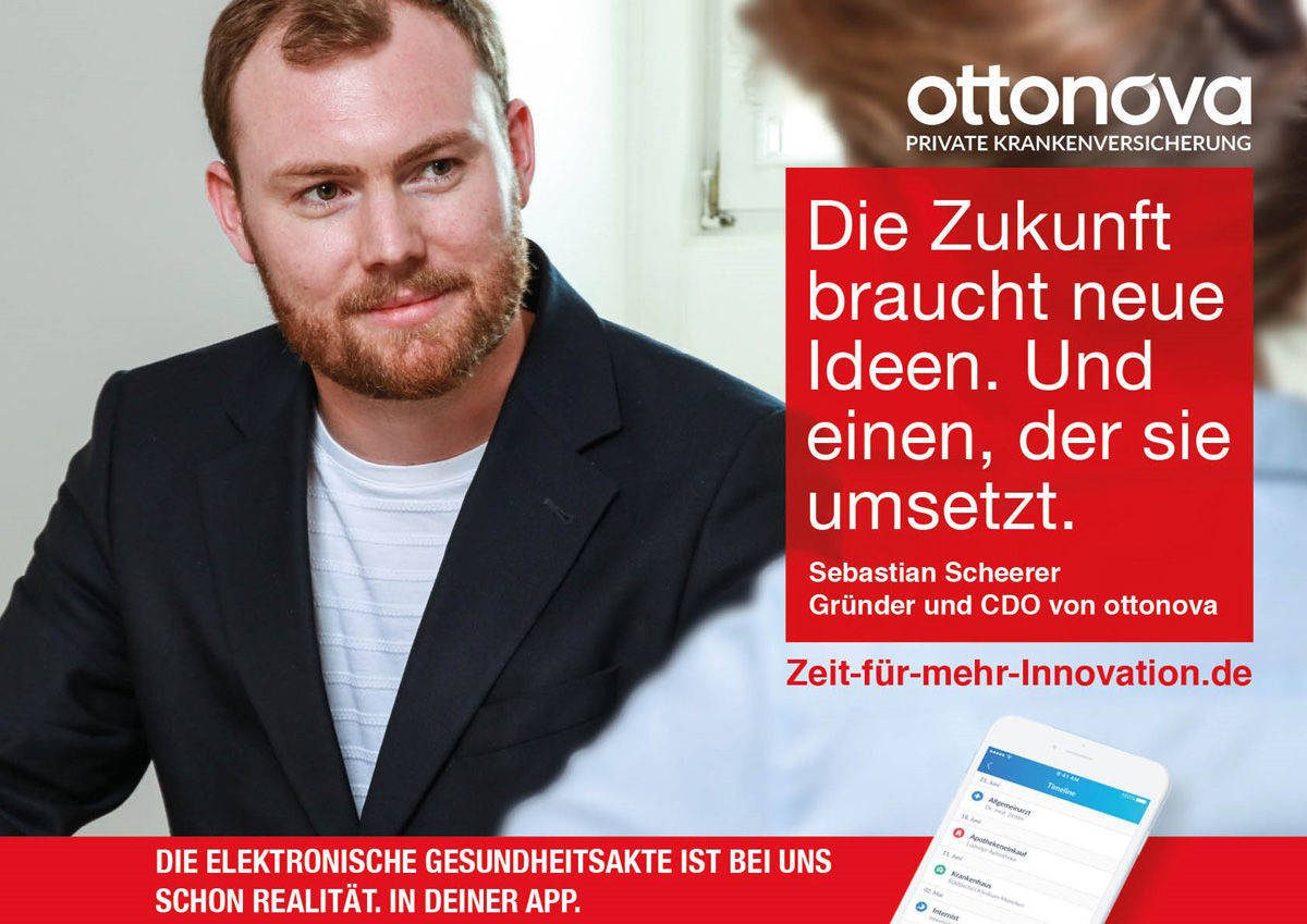 Und so plagiiert Ottonova den SPD-Auftritt.