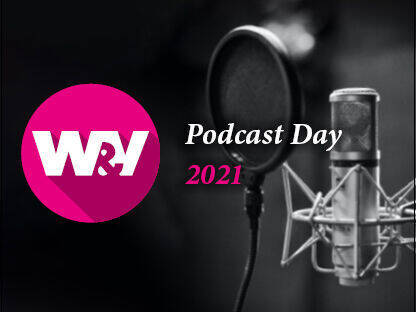 Der W&V Podcast Day Vol. 2 findet am 11. November 2021 digital statt.