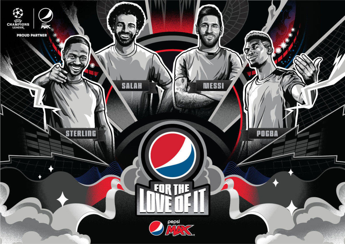 So sympatisch sieht die neue UEFA-Kampagne von Pepsi Max aus.
