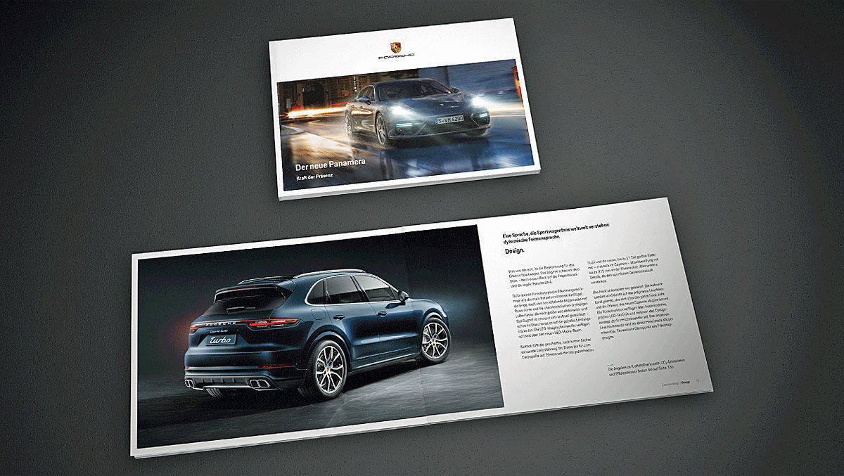 Weiß hebt Porsche besser hervor.