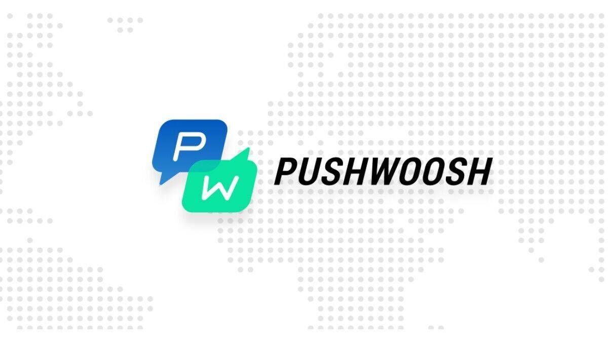 Mit diesem Logo zeigt sich die Firma Pushwoosh im Netz.