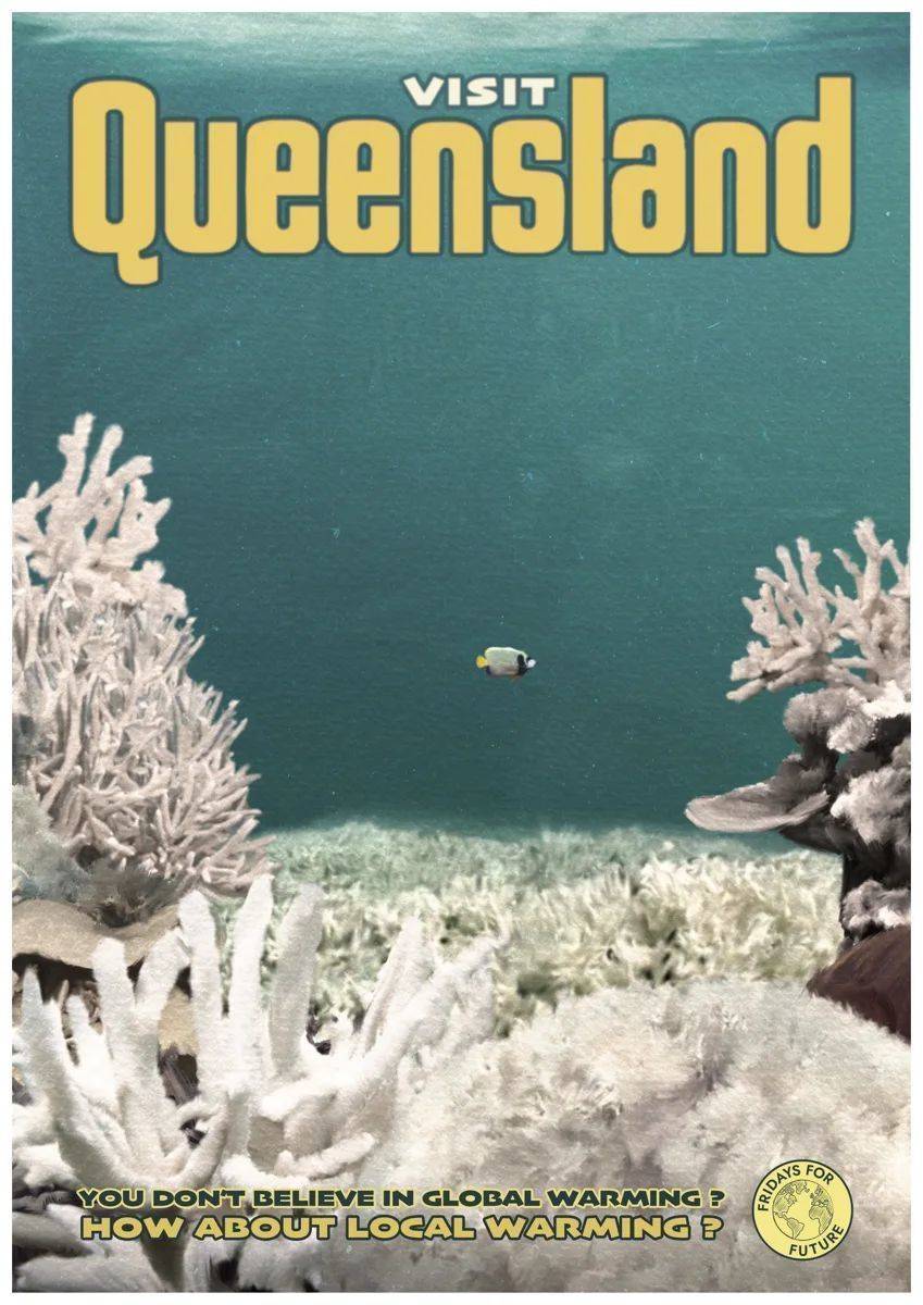 Motiv FFF-Kampagne: Tote Korallen am Great Barrier Reef
