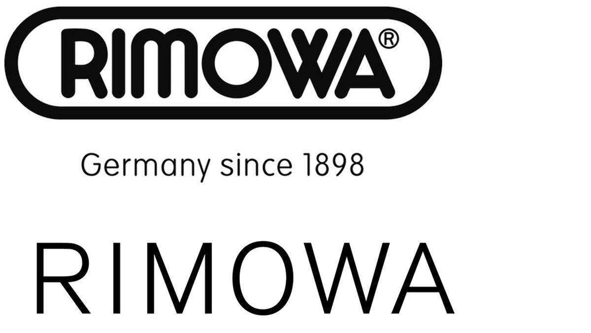 Das Rimowa-Logo im Vergleich - alt (oben) und neu.