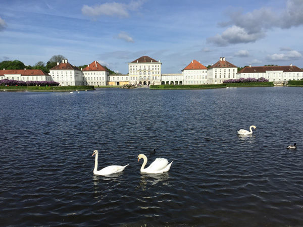 Royale Jogging-Strecke: Schloss Nymphenburg im Münchner Westen.