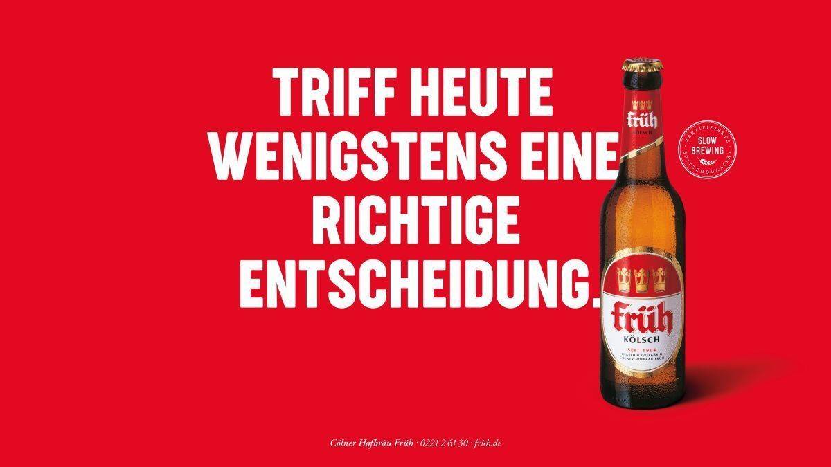 Motiv aus der Karnevalskampagne von Früh Kölsch.